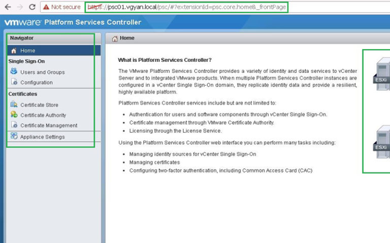 Deploy an External PSC 6.5