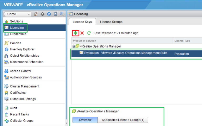 vRealize Part 3 – Assign license to vROPS 6.5