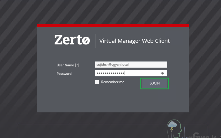 Zerto Part 2 – Install Zerto Virtual Manager ZVM