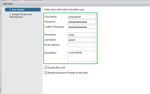 vRealize Part 6 – Add Local User in vROps 6.5