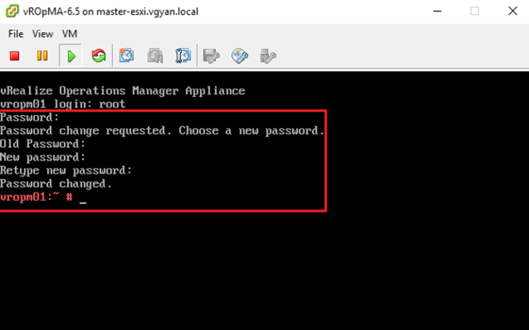 vRealize Part 7 – Enable SSH on vROPS
