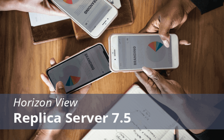 Horizon View 7.5 : Deploy View Replica Server 7.5 Part-8