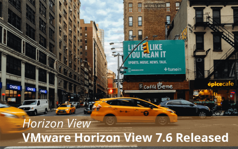 VMware Horizon View 7.6 Released