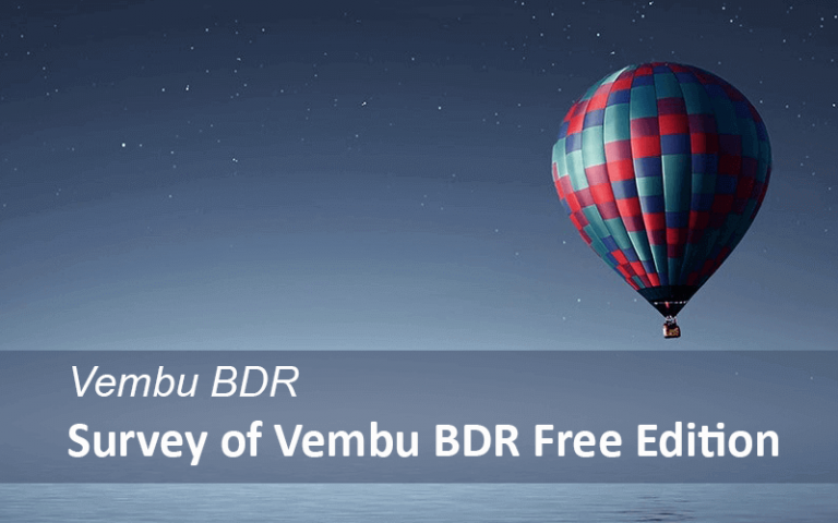 Survey of Vembu BDR Free Edition – Chance to Win Amazon Gift Voucher